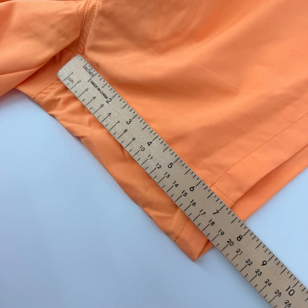 Polo Ralph Lauren Swim Trunks Men XLT Orange Recycled Traveler Pony Logo